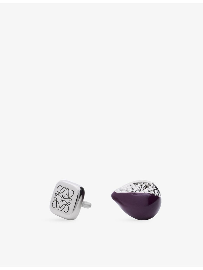 Loewe brass fig pin with enamel, imported from the UK