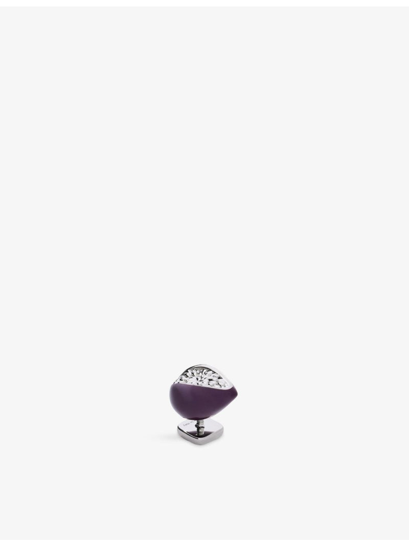 Loewe brass fig pin with enamel, imported from the UK