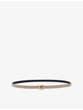 Loewe Anagram reversible leather belt with logo buckle (British brand)