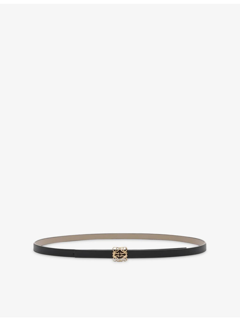 Loewe Anagram reversible leather belt with logo buckle (British brand)