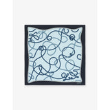 selfridges Loewe Double L-Pattern Silk Square Scarf 90cm- Buy online at McGrocer