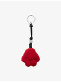 Loewe paw-shaped beaded leather bag charm, imported from the UK