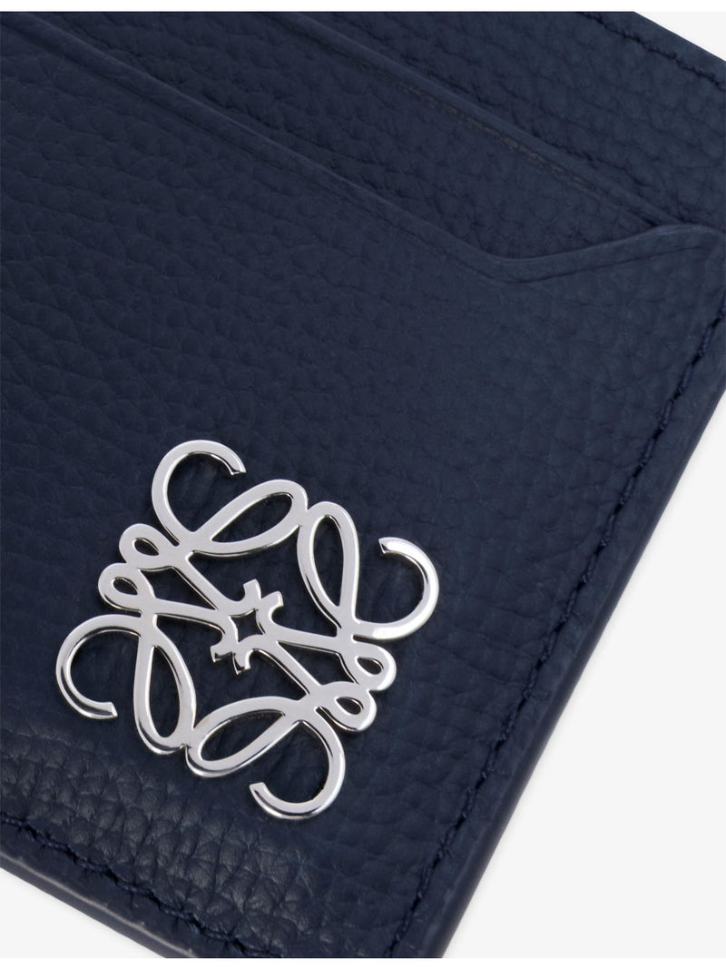 Loewe Anagram leather card holder with four slots, imported from the UK