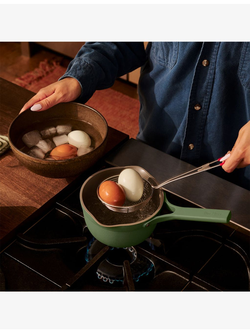 Our Place tiny ceramic pot and pan set - British product