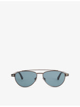 selfridges Tom Ford Anthony Metal Aviator Sunglasses- Buy online at McGrocer