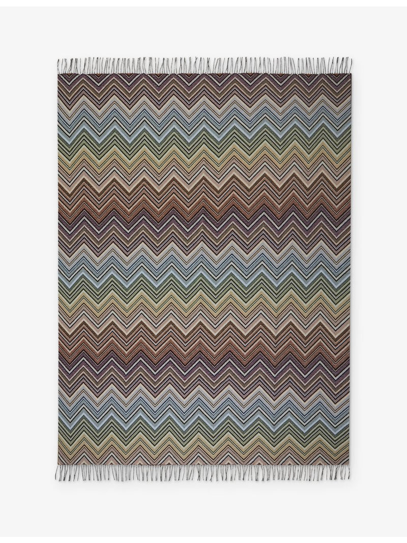 Missoni Home Perseo chevron wool throw 130cm by 190cm (British brand)