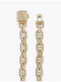 GLD Valentina Iced 18ct gold plated chain (British brand)
