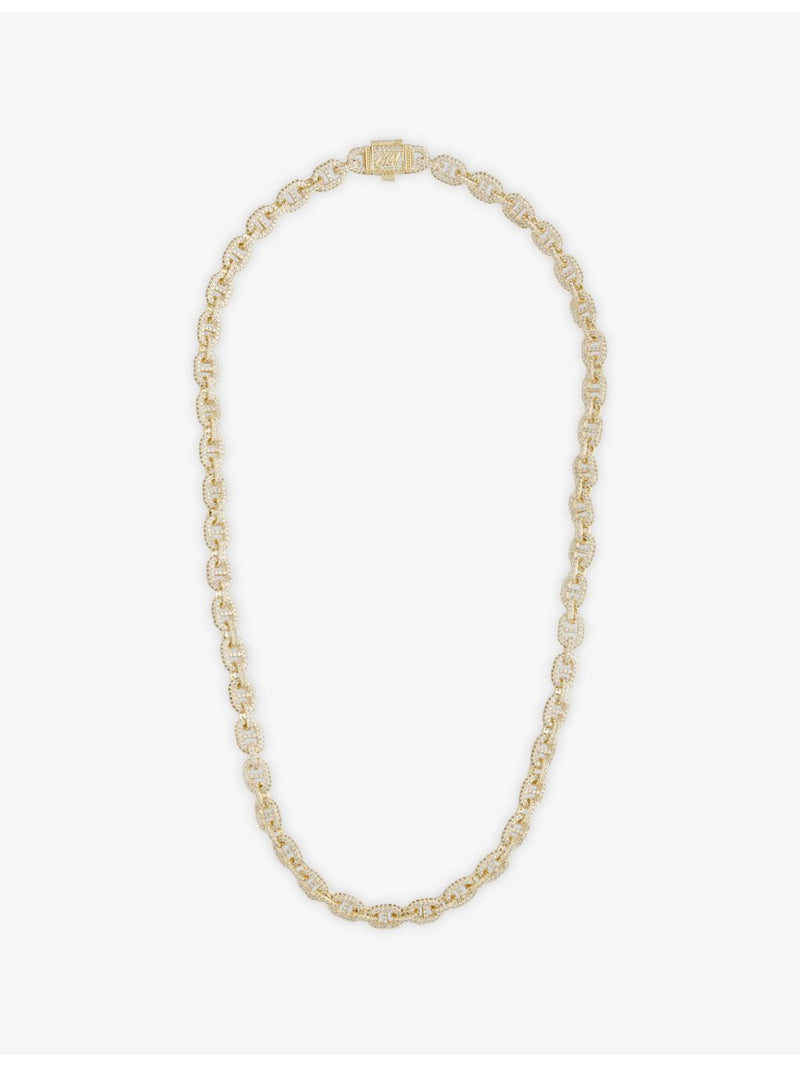 GLD Valentina Iced 18ct gold plated chain (British brand)