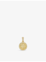 selfridges Lion Coin 18ct Gold-Plated Pendant- Buy online at McGrocer