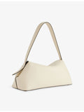 Totême T-Lock logo leather shoulder bag, imported from the UK