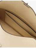 Totême T-Lock logo leather shoulder bag, imported from the UK