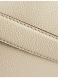 Totême T-Lock logo leather shoulder bag, imported from the UK