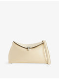 Totême Mini T-Lock leather clutch bag, imported from the UK