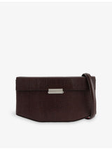 selfridges Totême Clip Lizard Leather Shoulder Bag- Buy online at McGrocer