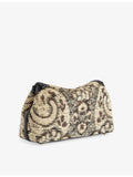 Totême Mini T-Lock woven clutch bag 20cm (British brand)