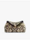 Totême Mini T-Lock woven clutch bag 20cm (British brand)