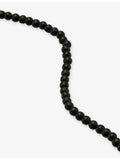 Annika Inez beaded sterling-silver onyx necklace 130cm - British product