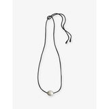 selfridges Annika Inez Small Ellipse Cotton and Sterling-Silver Necklace- Buy online at McGrocer