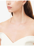 Anni Kainez beaded sterling silver drop earrings, imported from the UK