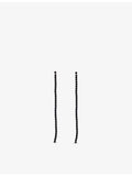 Annika Inez sterling silver riverstone drop earrings 14cm, UK version