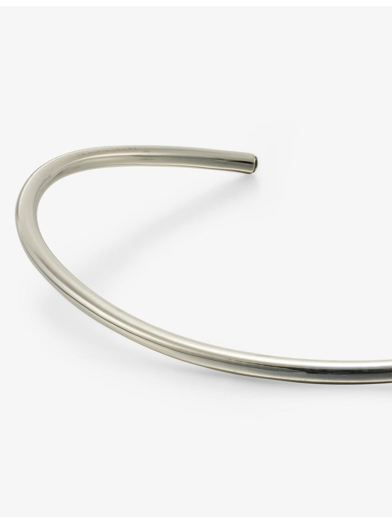 Annika Inez sterling-silver slim choker with quartz stones (British brand)