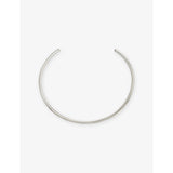 selfridges Annika Inez Slim Tube Sterling-Silver Choker- Buy online at McGrocer