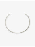 Annika Inez sterling-silver slim choker with quartz stones (British brand)