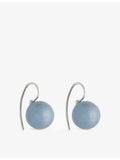Annika Inez angelite drop earrings in 925 sterling silver, UK version
