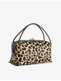 Café mini cheetah-print calf-hair shoulder bag - British product