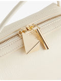 Café mini leather shoulder bag with detachable strap - British product