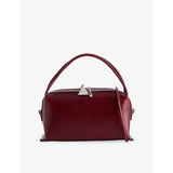 selfridges Café Mini Python-Print Leather Shoulder Bag- Buy online at McGrocer