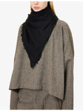 Rick Owens Emily scarf in wool silk cashmere, 140x200cm - British product