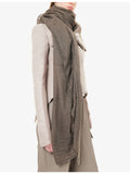 Rick Owens Giglio wool and cashmere scarf, imported from the UK