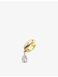 PHORIA pear drop ear cuff 18ct gold vermeil sterling silver, imported from the UK