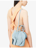 Farm Rio floral suede handbag with magnetic closure (British brand)