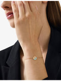 Piaget Possession rose gold turquoise diamond chain bracelet (British brand)