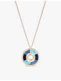 Piaget Possession rose gold pendant necklace with turquoise and diamonds, UK version