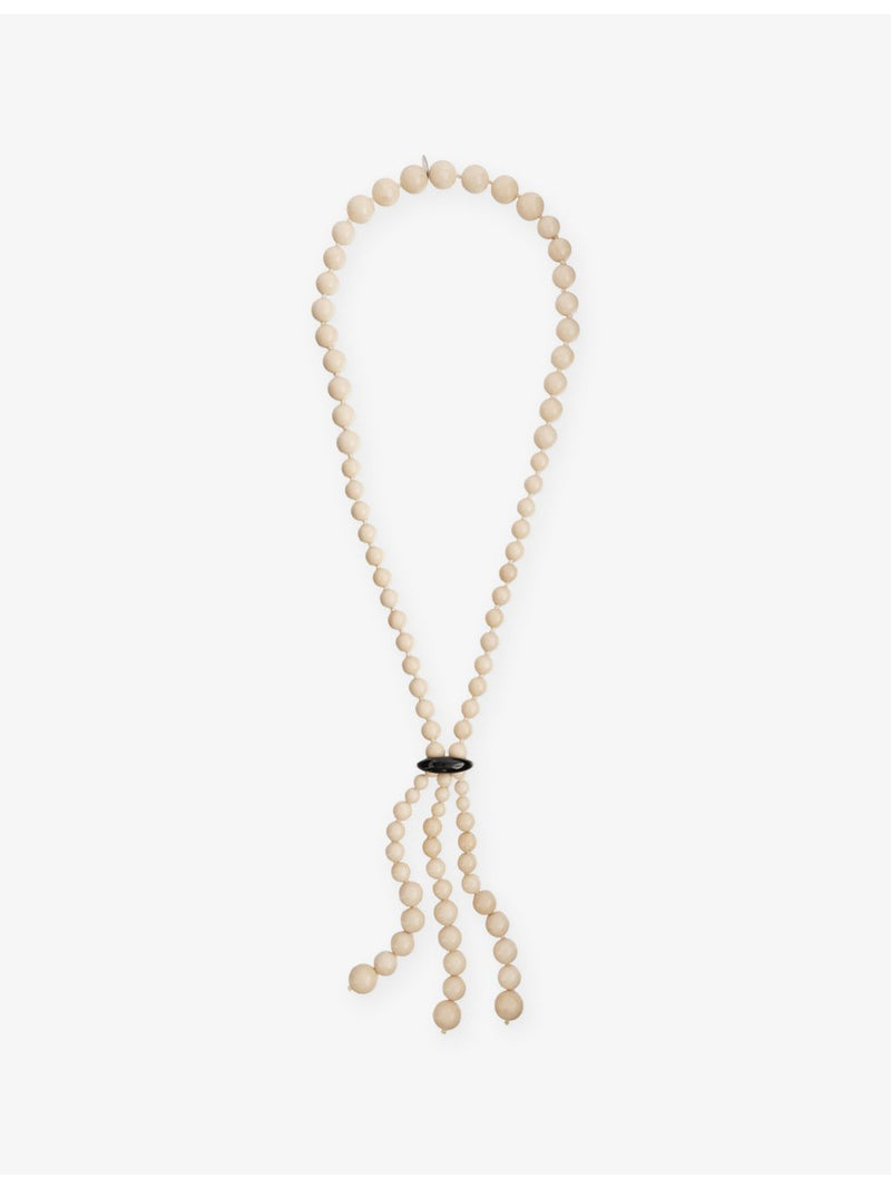 MOSQUITO beaded jade onyx necklace 82cm - British product