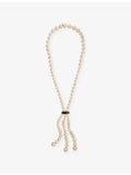 MOSQUITO beaded jade onyx necklace 82cm - British product
