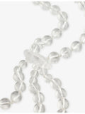 MOSQUITO rock-crystal beaded necklace 87cm drop (British brand)