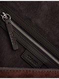 Staud Harlow suede shoulder bag with Moon buckle, (British brand)