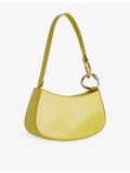 Staud Ollie leather shoulder bag with two-tone strap - British product