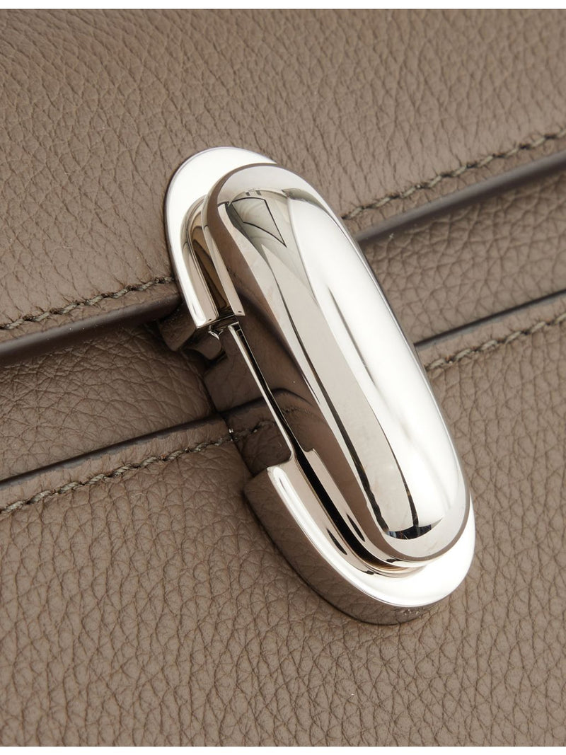 Savette Symmetry slim leather top-handle bag, UK version