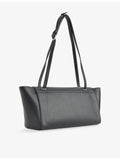 Savette Trapeze structured leather shoulder bag (British brand)
