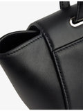 Savette Trapeze structured leather shoulder bag (British brand)