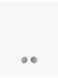 Claudie Pierlot silver-plated brass stud earrings, imported from the UK