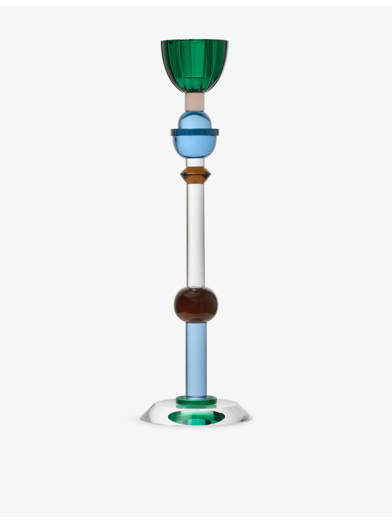 Reflections Copenhagen Valentin crystal candle holder 28cm (British brand)