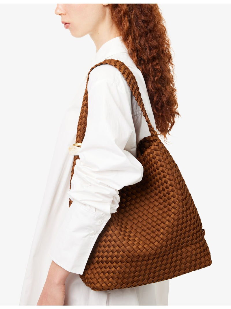 Naghedi Nomad beaded woven hobo bag medium - British product