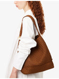 Naghedi Nomad beaded woven hobo bag medium - British product