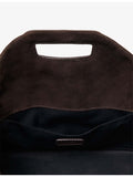 Maje suede shoulder bag with fringing, imported from the UK